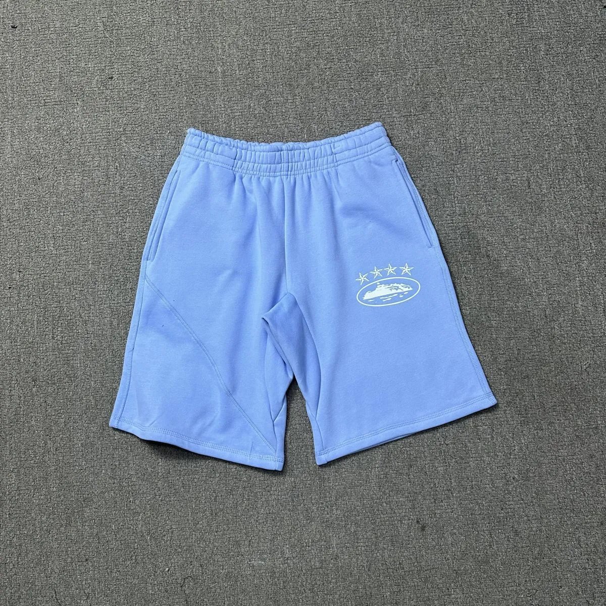 Corteiz casual light blue shorts