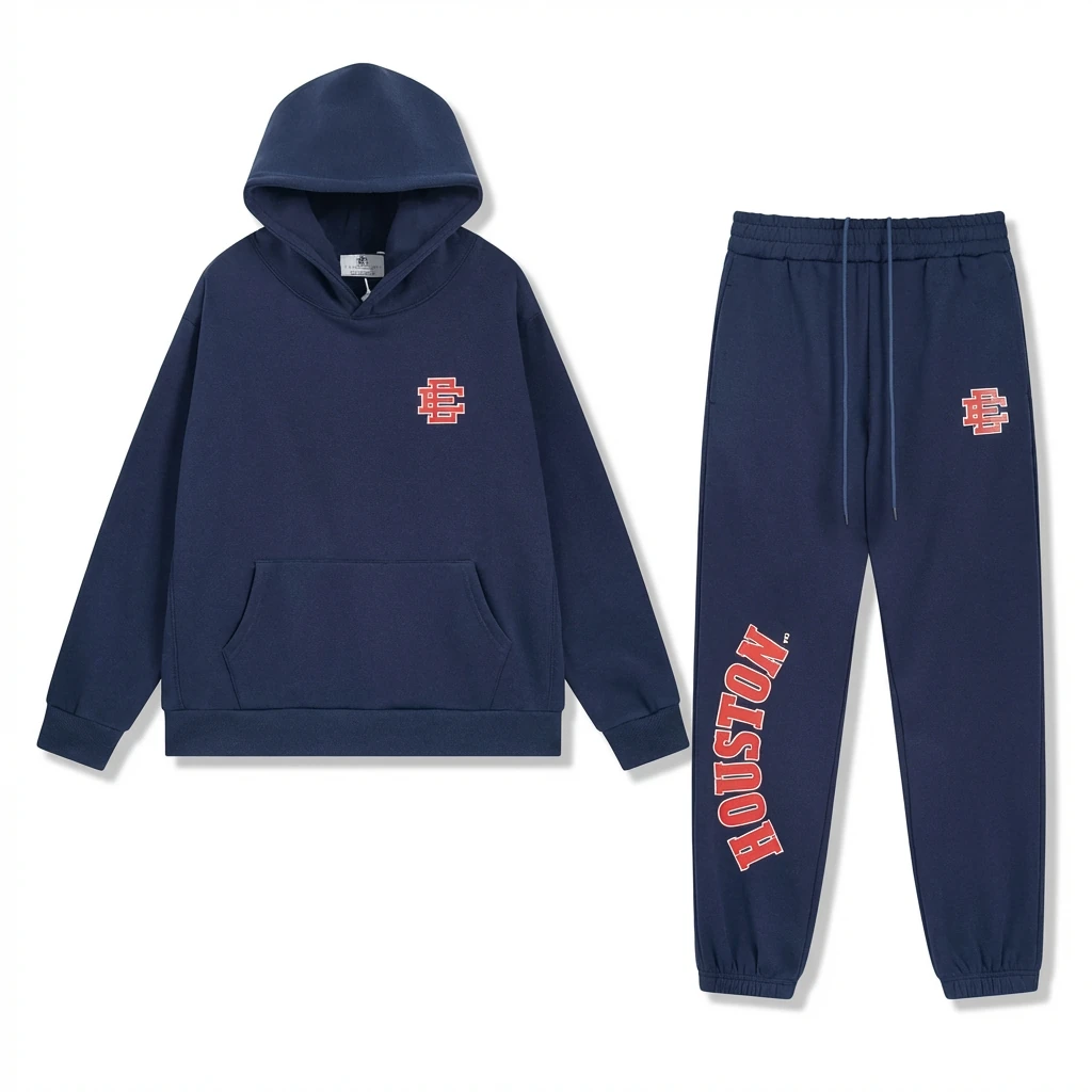 Eric Emanuel sporty navy blue suit