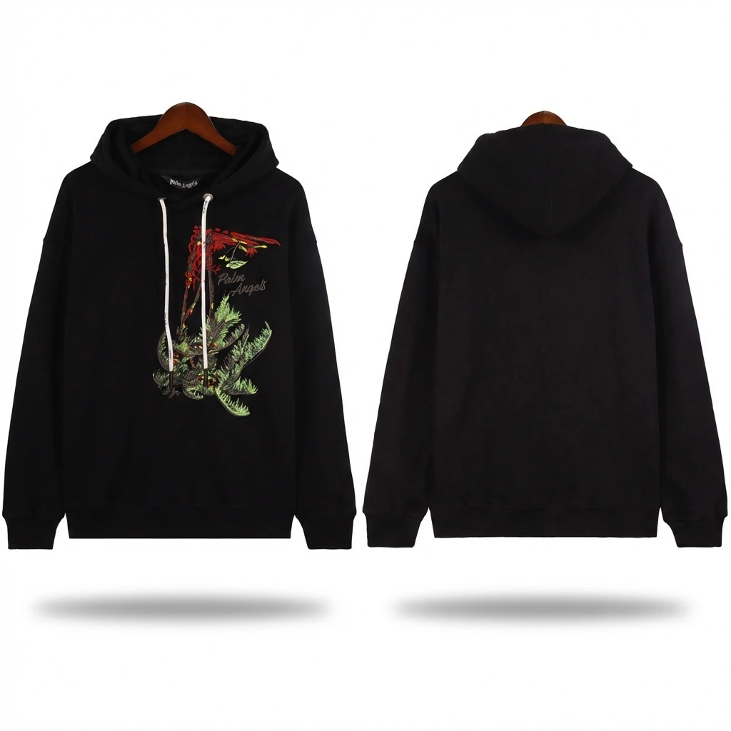 Palm Angels Animal Print Trendy Style Sweatshirt