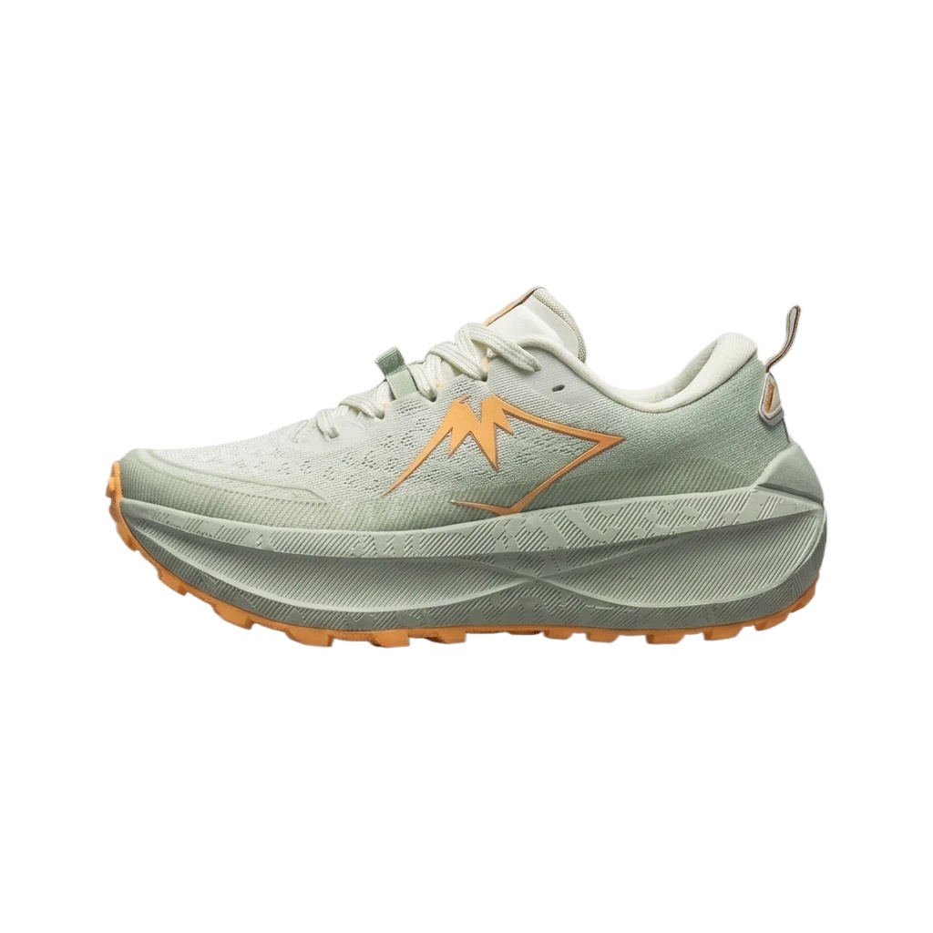 ASICS lightweight sporty light green running shoes
