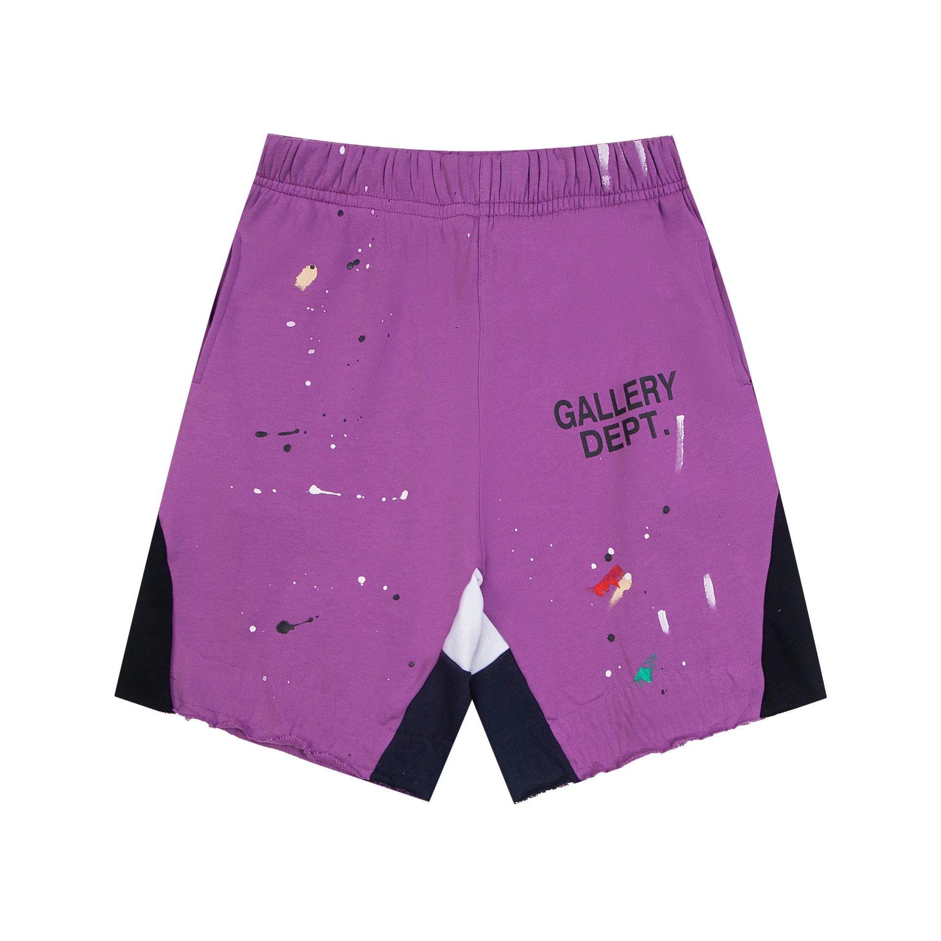 Gallery Dept. graffiti-style purple shorts