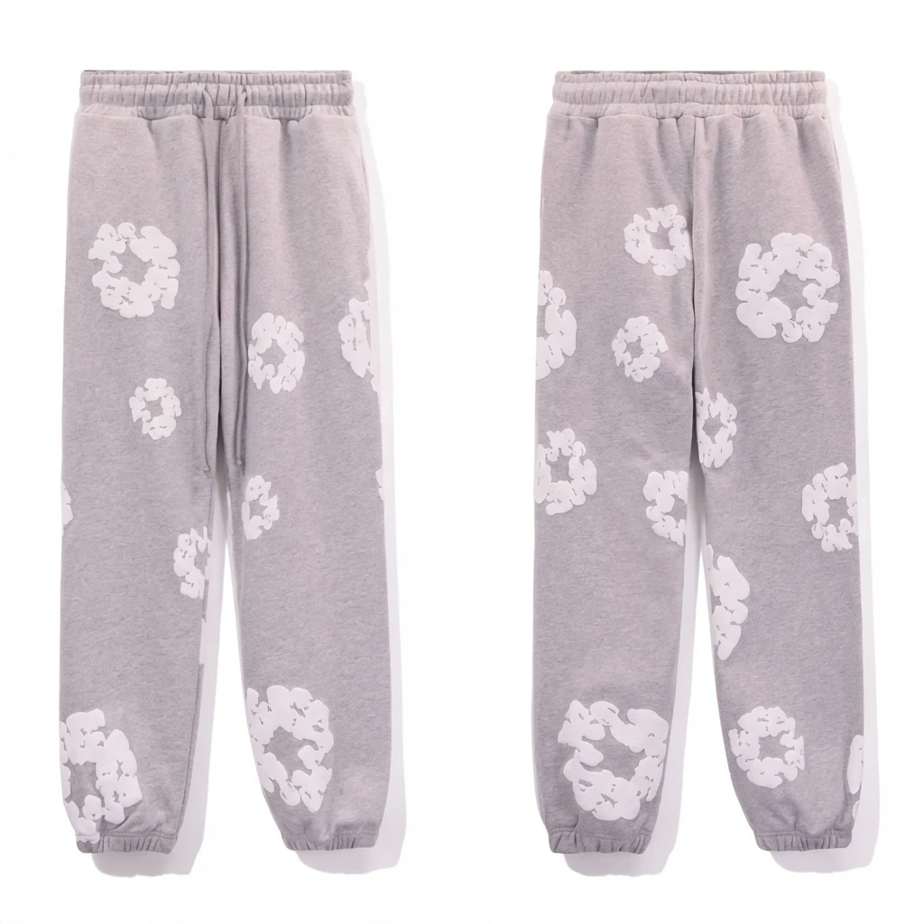 DENIM TEARS Printed Casual Grey Pants