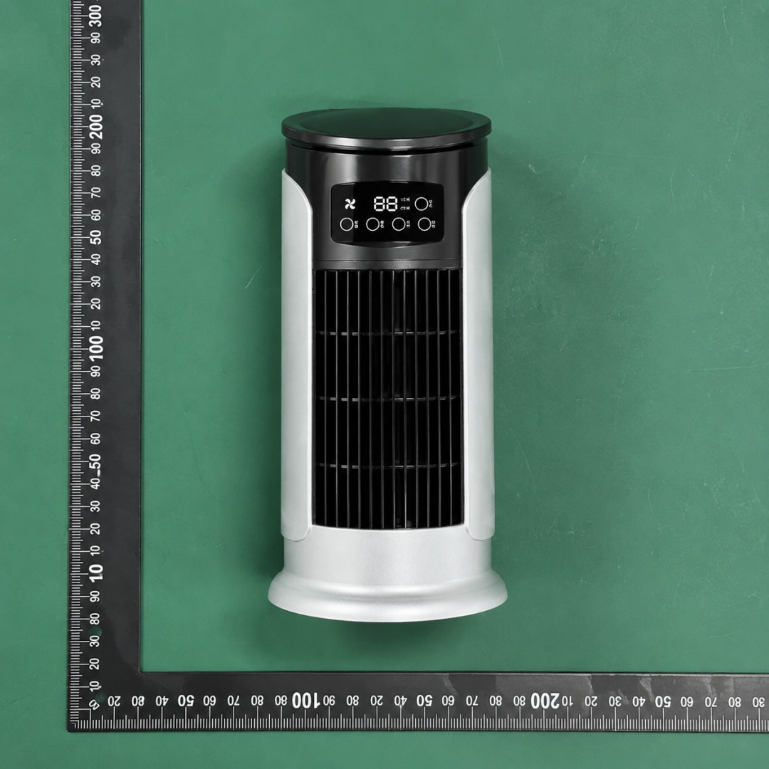 Bedside Airflow Mini Air Cooler White Chinese Packaging QC photo