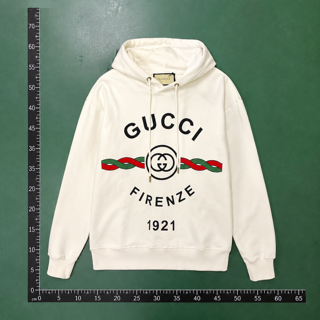 Gucci Hoodie with Cream Hoodie with Gucci Firenze QC photo