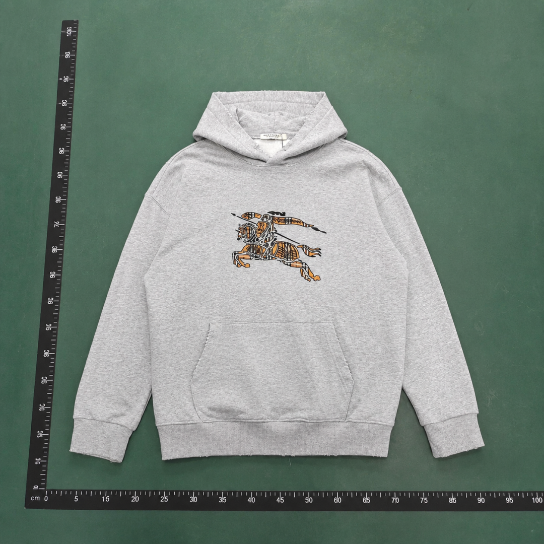 Cold Weather Hoodie with Gray Hoodie with Illustrated Animal QC photo