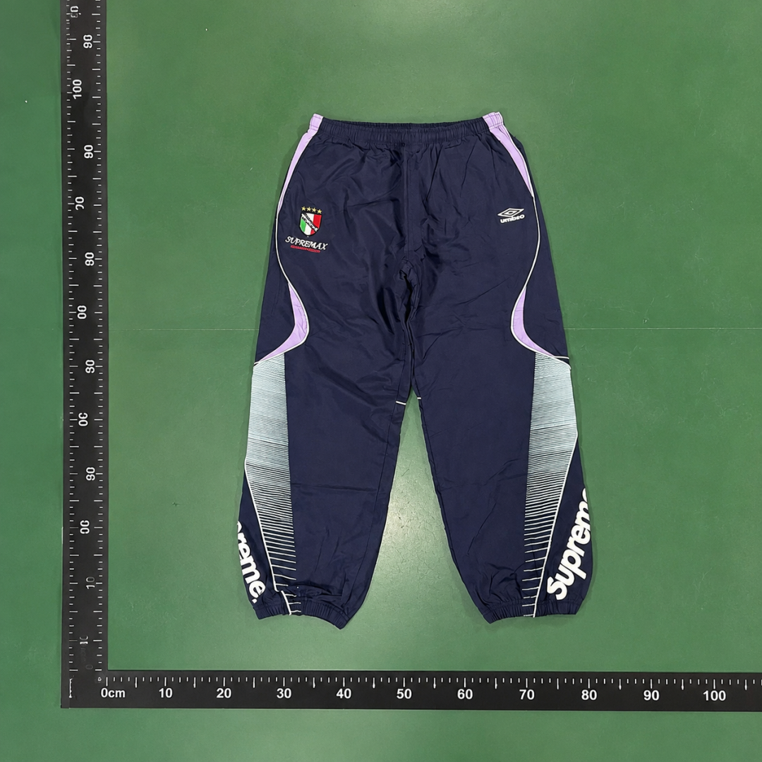 Supreme Navy Curved Panel Jogger Pants QC photo