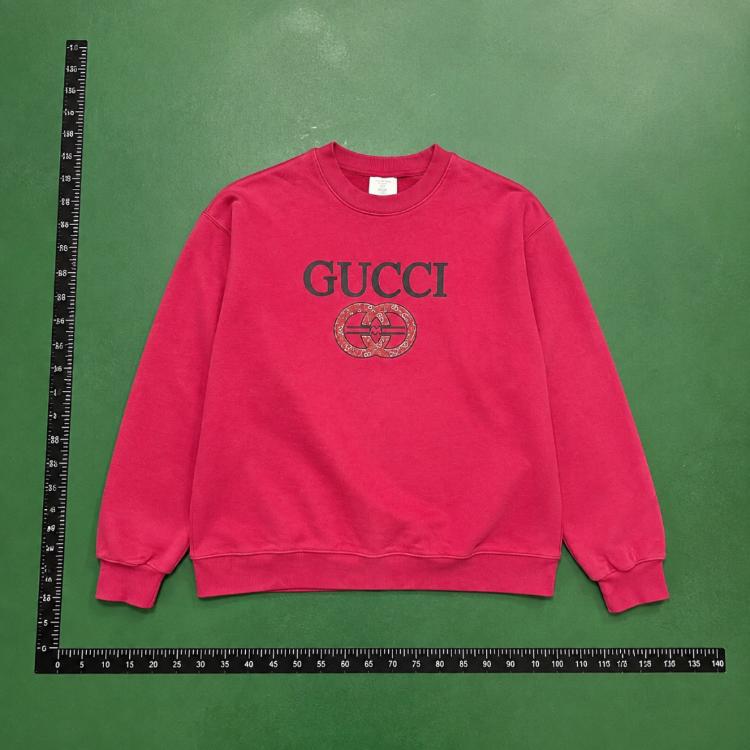 Gucci Pink Crewneck Sweatshirt with Gucci Sweatshirt for Photo Ready QC photo