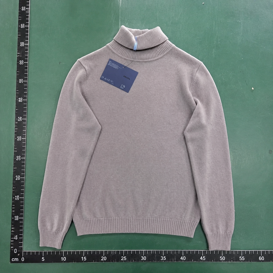 Daily Wear Prada Turtleneck Sweater Button Detail QC photo