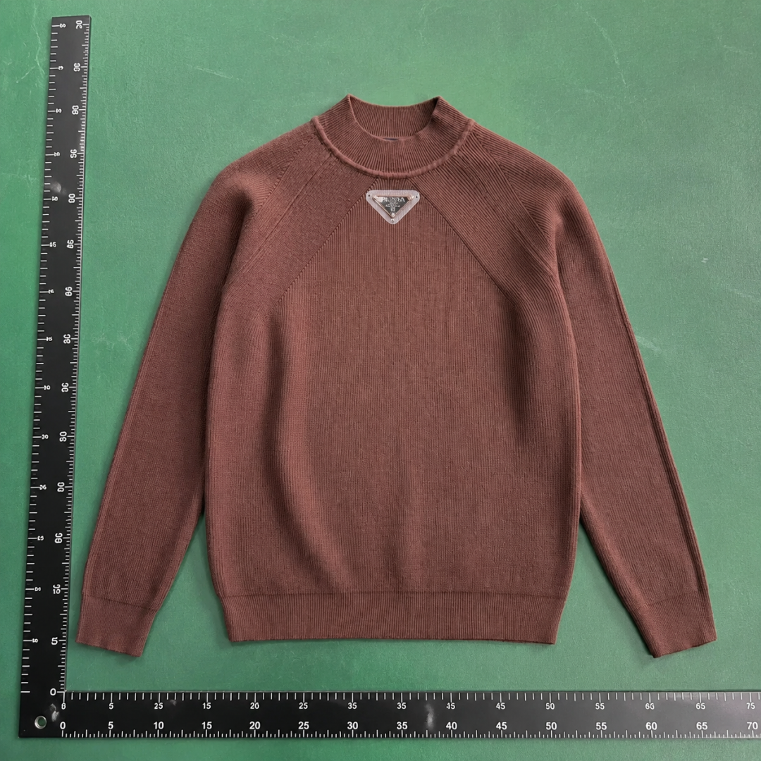Cold Weather Prada Crewneck Sweater Soft Knit QC photo