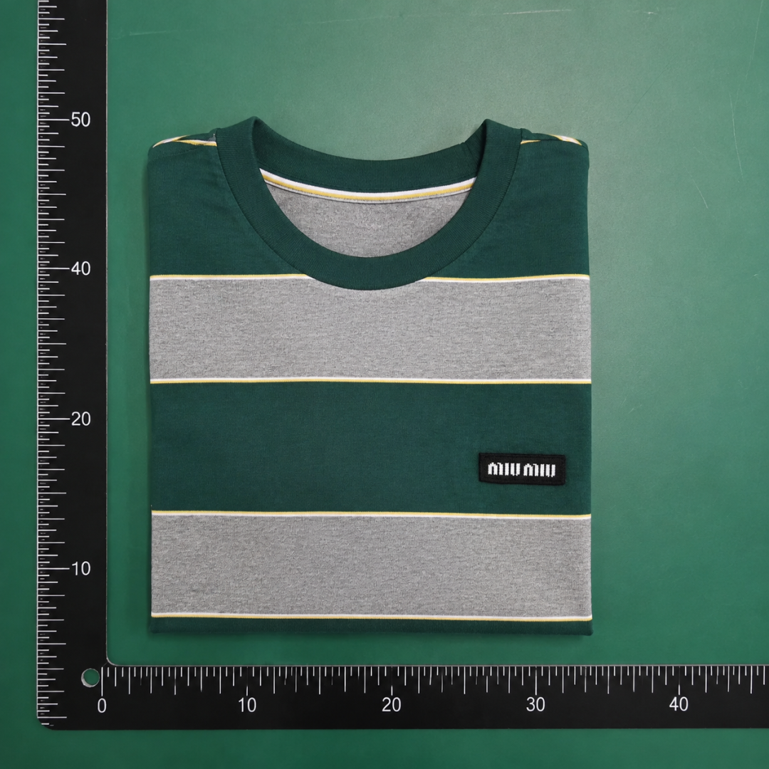 Travel Look Miu Miu Knit Top Graphic Front QC photo