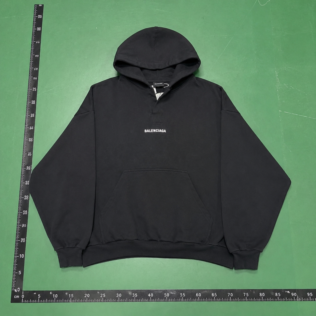 Hoodie by Balenciaga with Navy Hoodie with Small Balenciaga QC photo