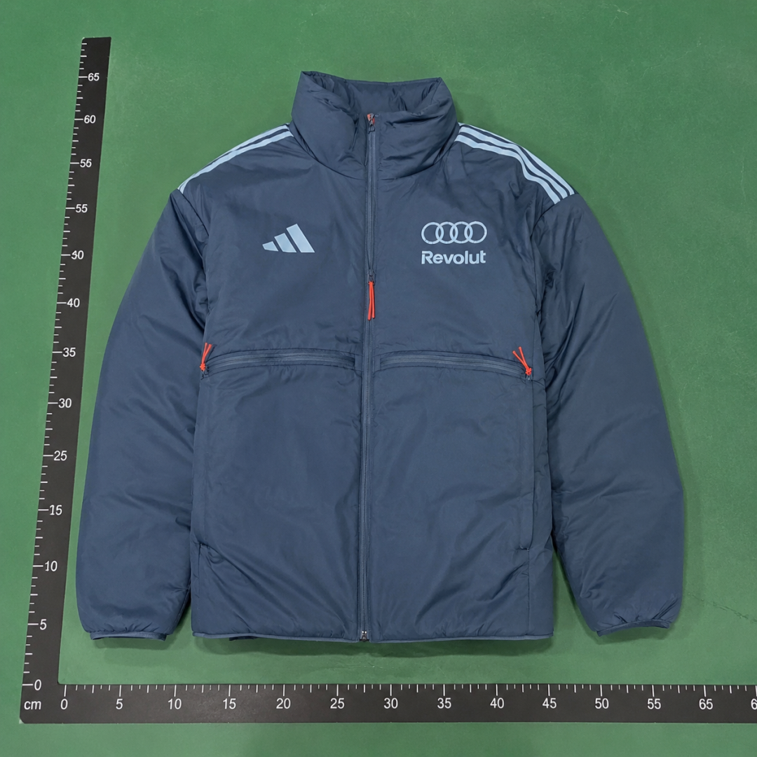 Teal Blue Motorsport Hooded Jacket by Adidas - Signature Edit QC photo