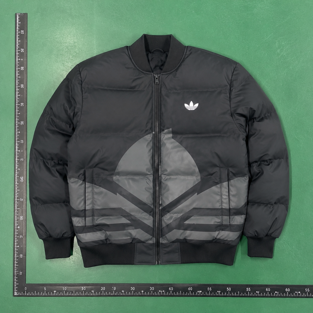 Travel Black Adidas Puffer Jacket QC photo
