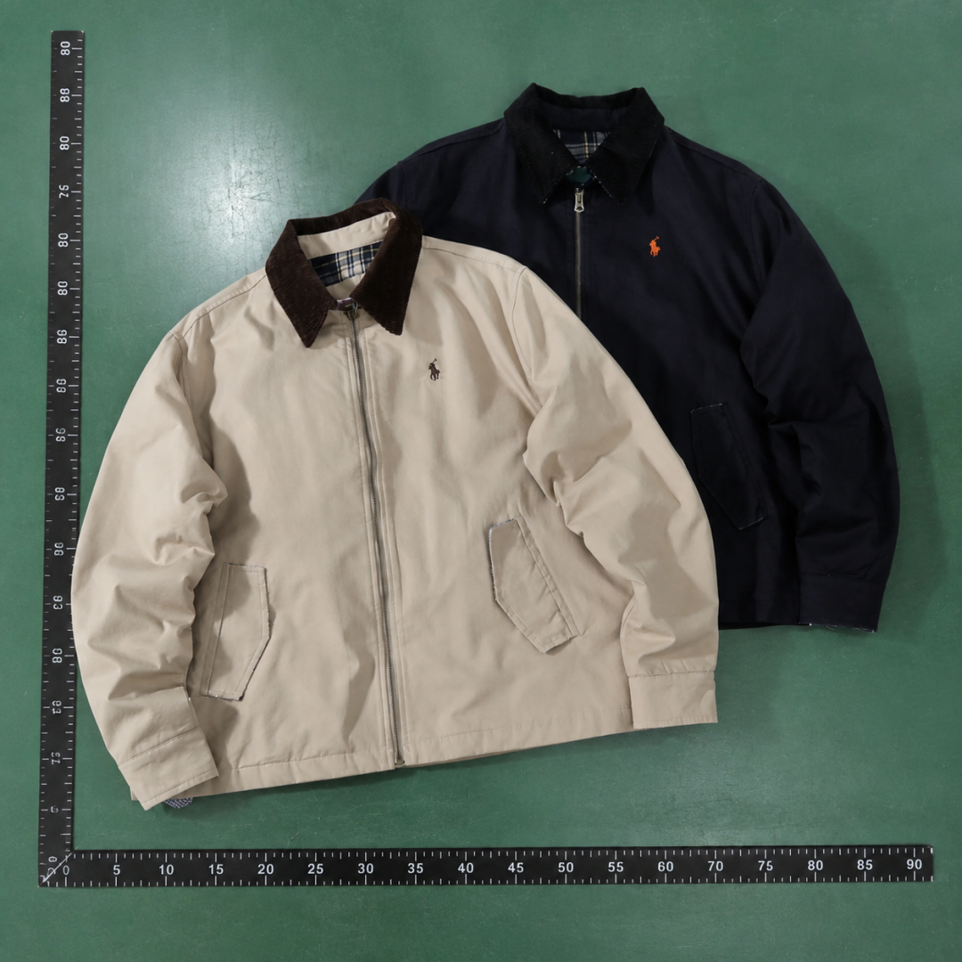 RalphLauren Daily Edit Collared Casual Jacket in Cream QC photo