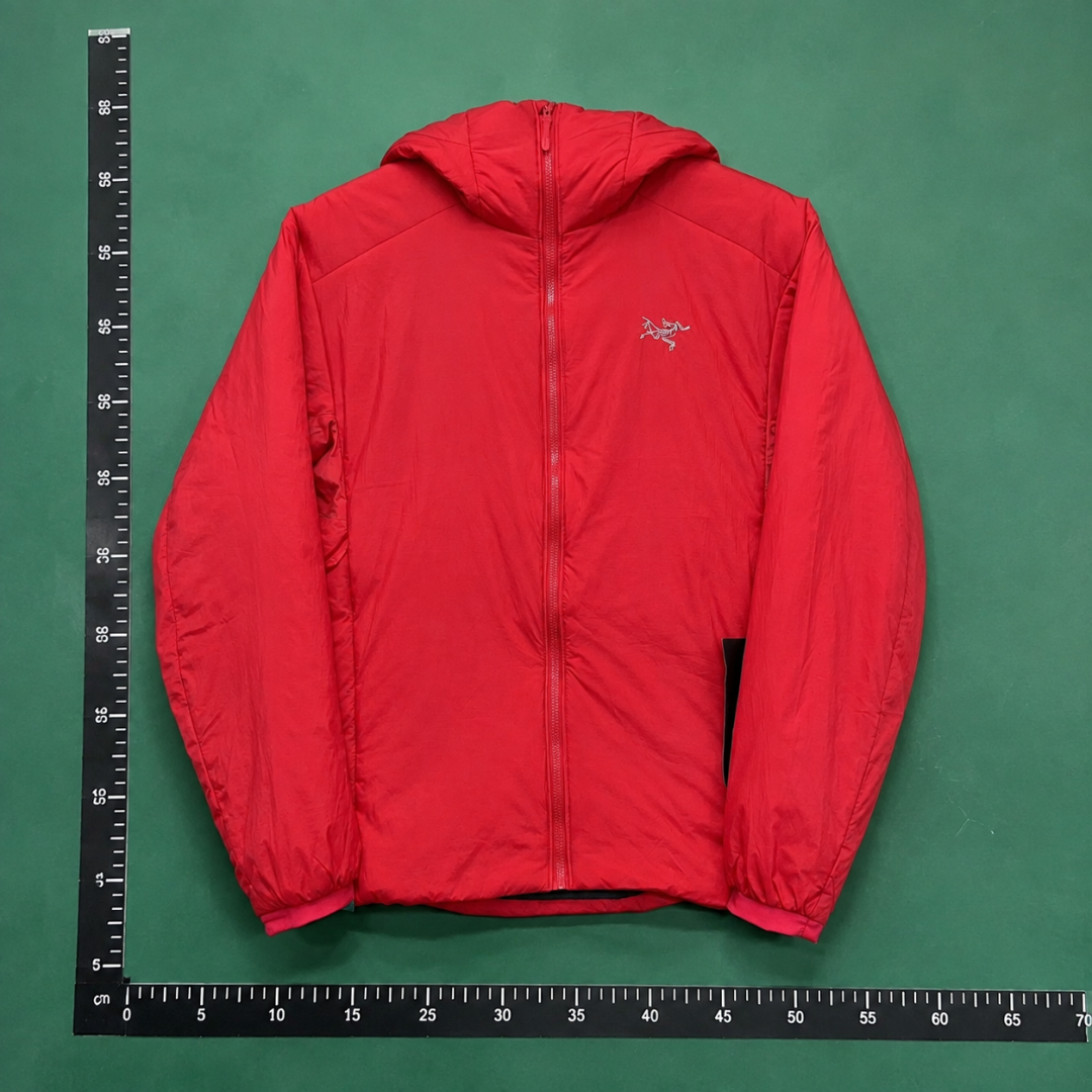 Technical Shell Jacket in Red with bright hooded body - Arc'teryx QC photo