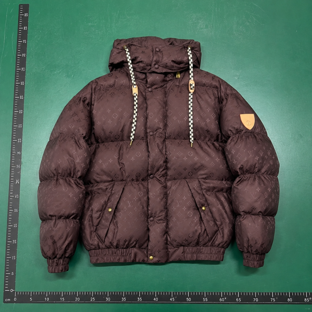 Travel Monogram Puffer Jacket by Louis Vuitton - Dark Brown QC photo
