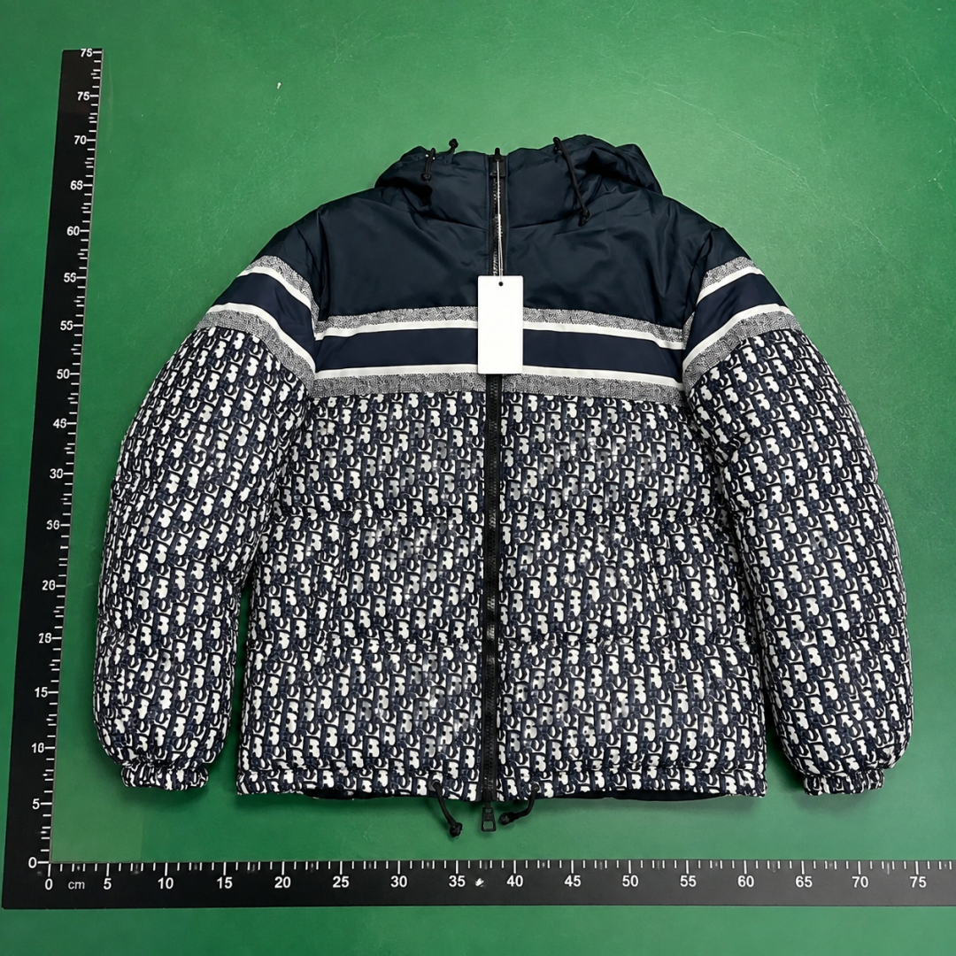 Dense Repeating Motif And Contrast Shoulder Panel Monogram Hooded Jacket by Louis Vuitton - Weekend QC photo