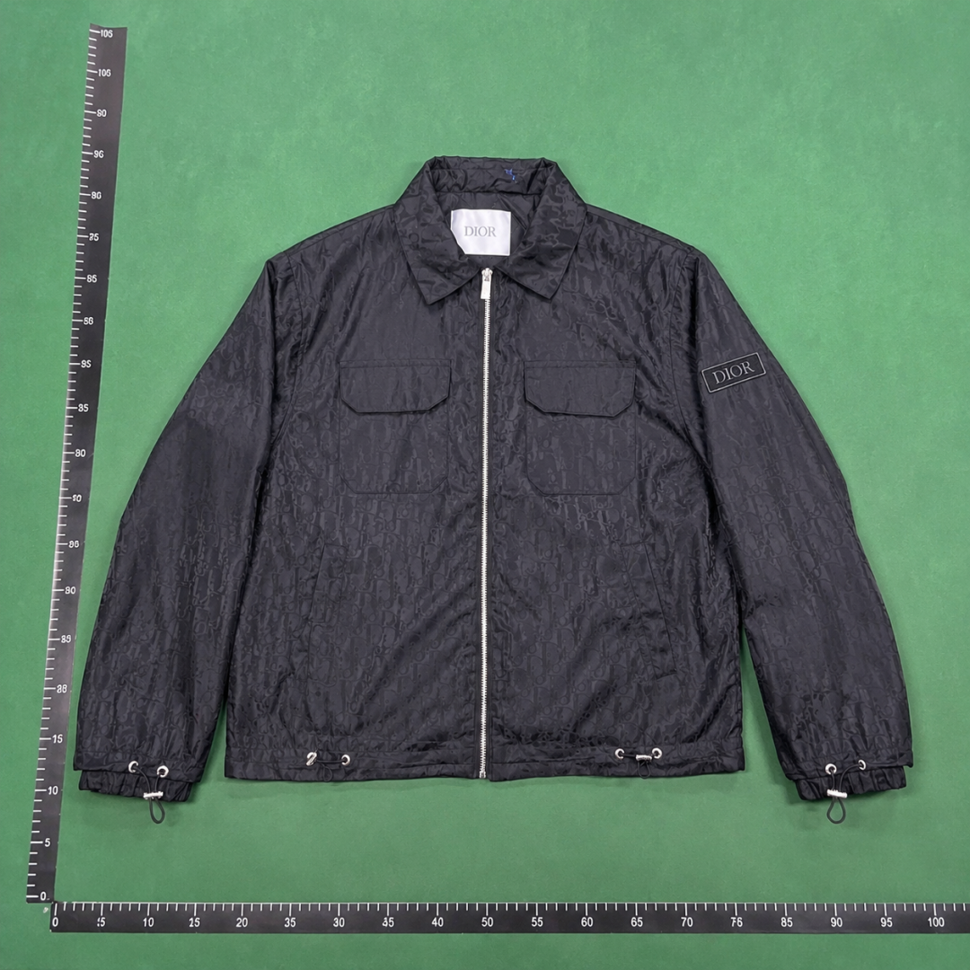 Louis Vuitton Monogram Field Jacket in Black - tonal patterning QC photo