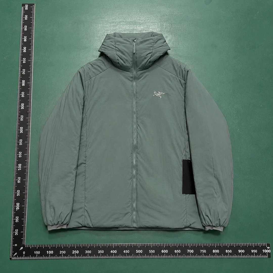 Arc'teryx Layering Sage Green Hooded Shell Jacket QC photo