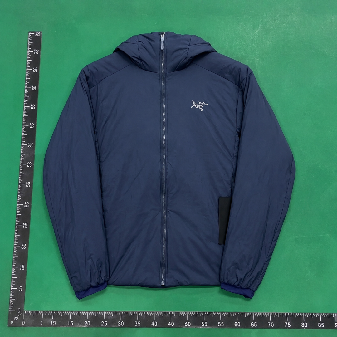Hooded Cut Navy Arc'teryx Technical Shell Jacket QC photo