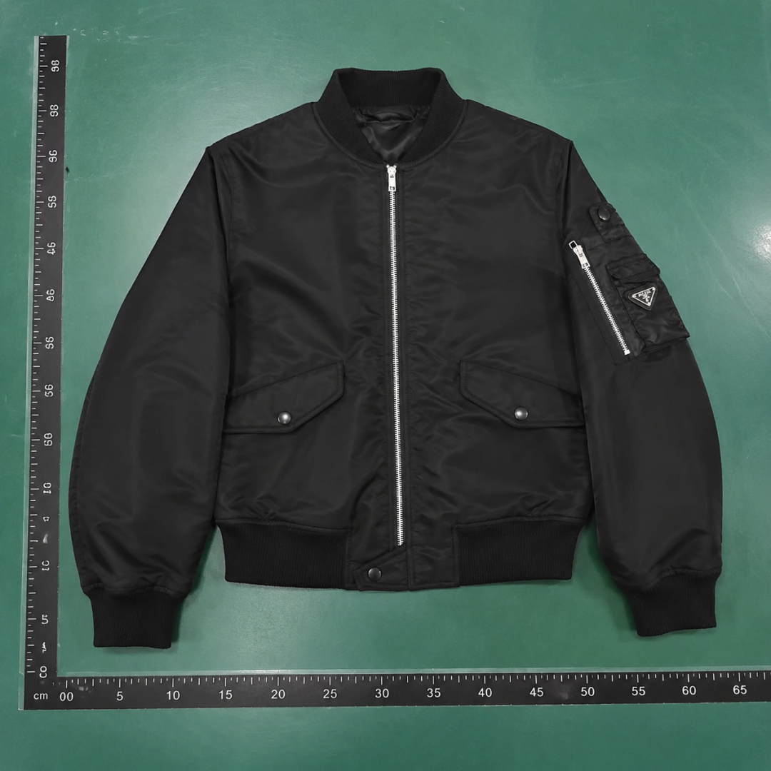 Sleeve Zip Pocket Utility Bomber Jacket by C.P. - Winter QC photo