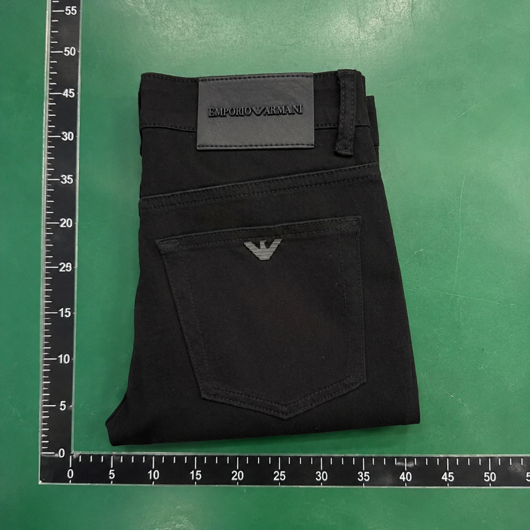 Signature Edit Emporio Armani Slim Jeans - Black QC photo
