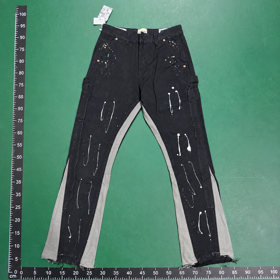 Distressed Cross Jeans in Black with cross motifs - Chrome Hearts QC photo