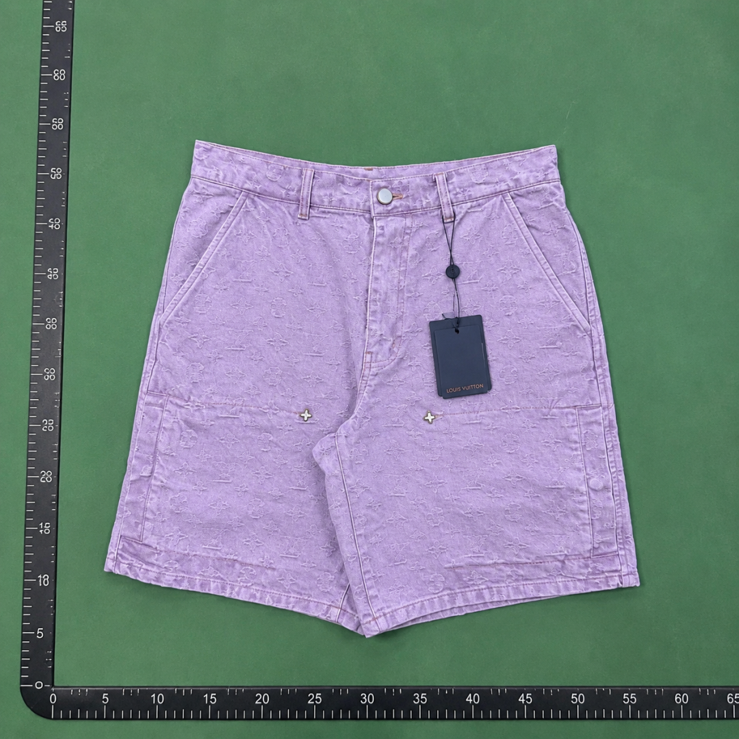 Lavender Casual Denim Shorts by Independent Design - Signature Edit QC photo