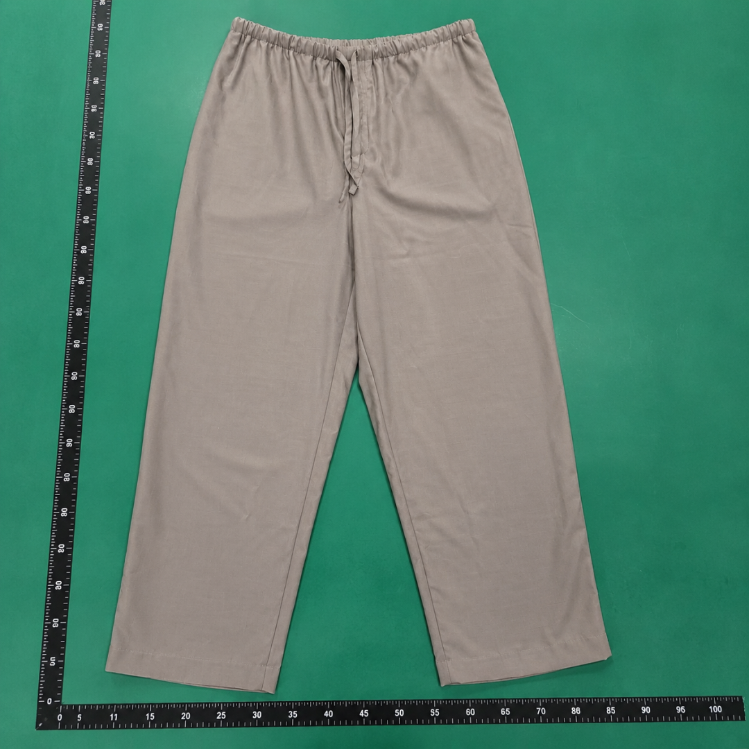 Relaxed Casual Pants with elastic waist and cropped straight leg - Daily QC photo