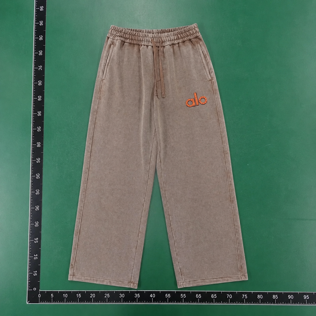 Daily Taupe Alo Yoga Wide Lounge Pants QC photo