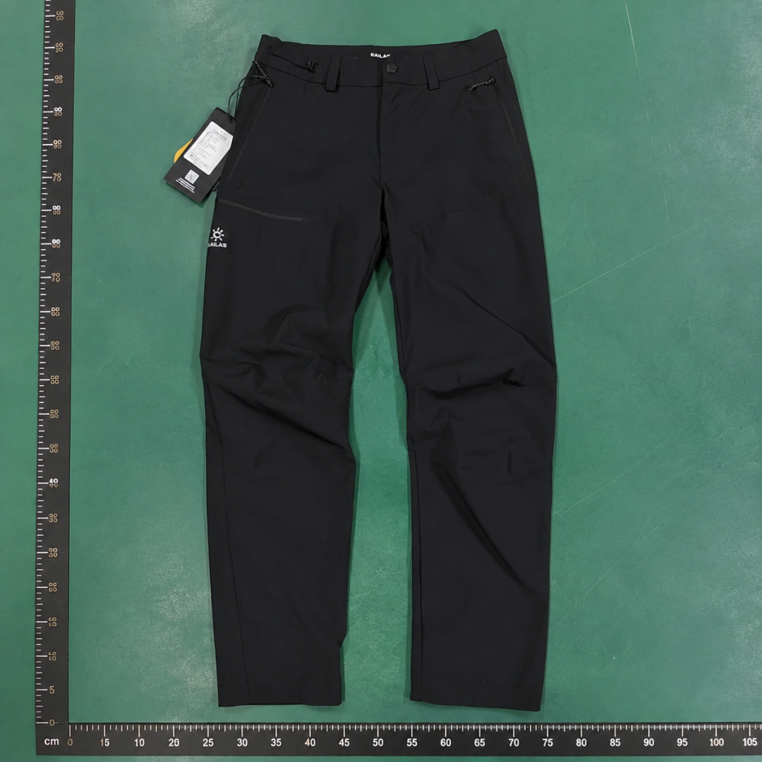 KAILAS Technical Hiking Pants in Black - performance logo QC photo