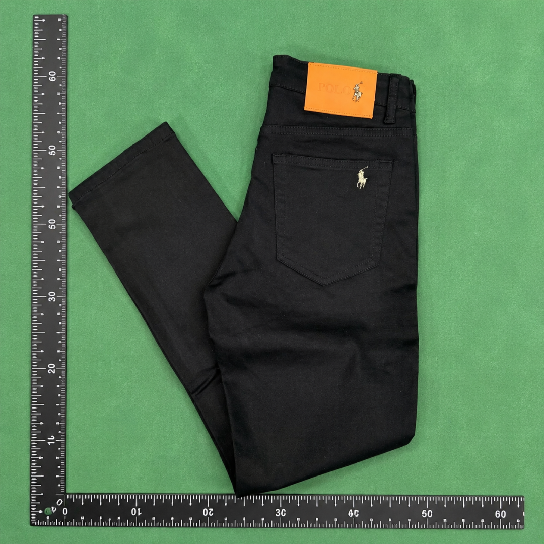 Evisu Black Slim Logo Pants Modern Edit QC photo