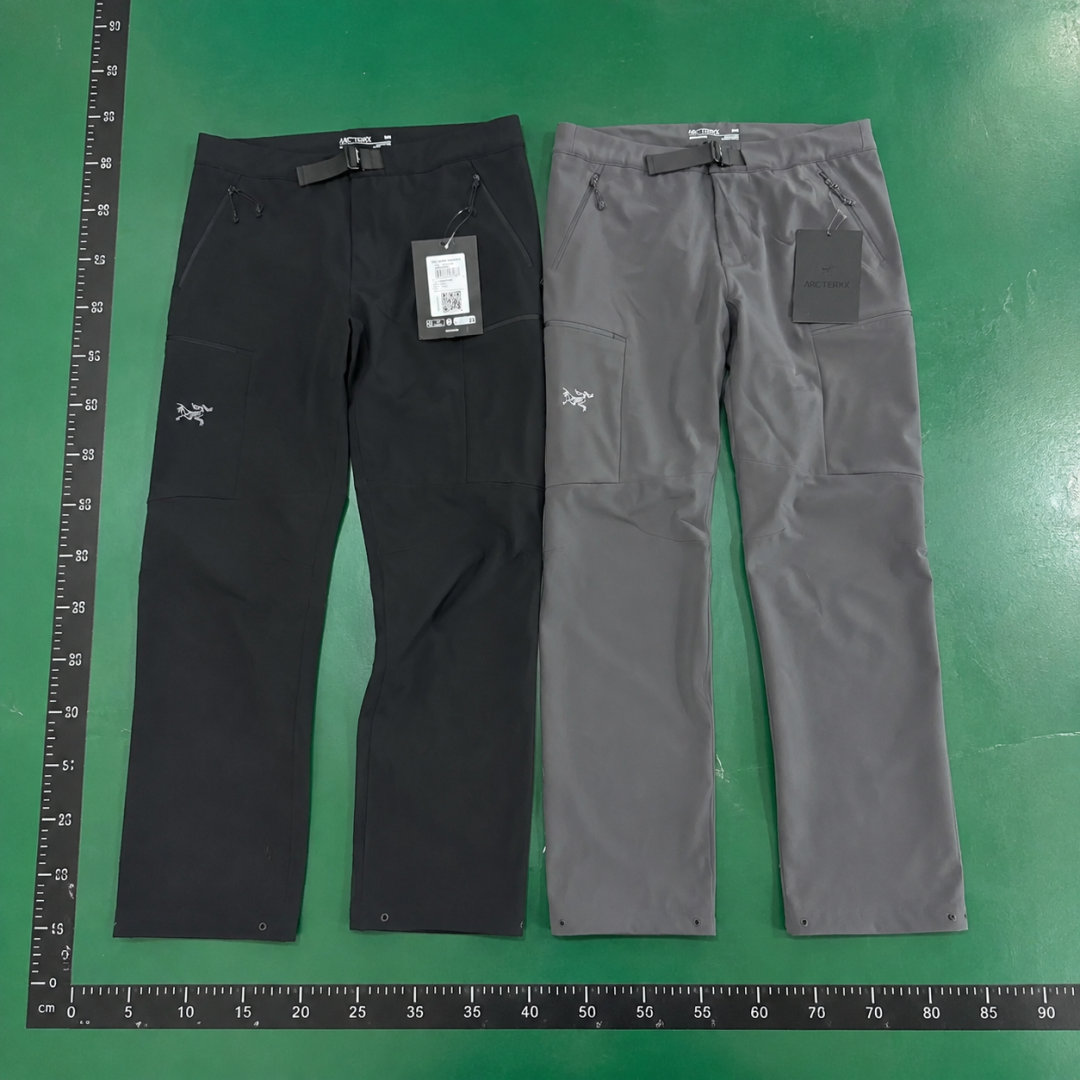 Arc'teryx Technical Hiking Pants with Gamma-style cut with articulated knees and zip pocket in Gray QC photo