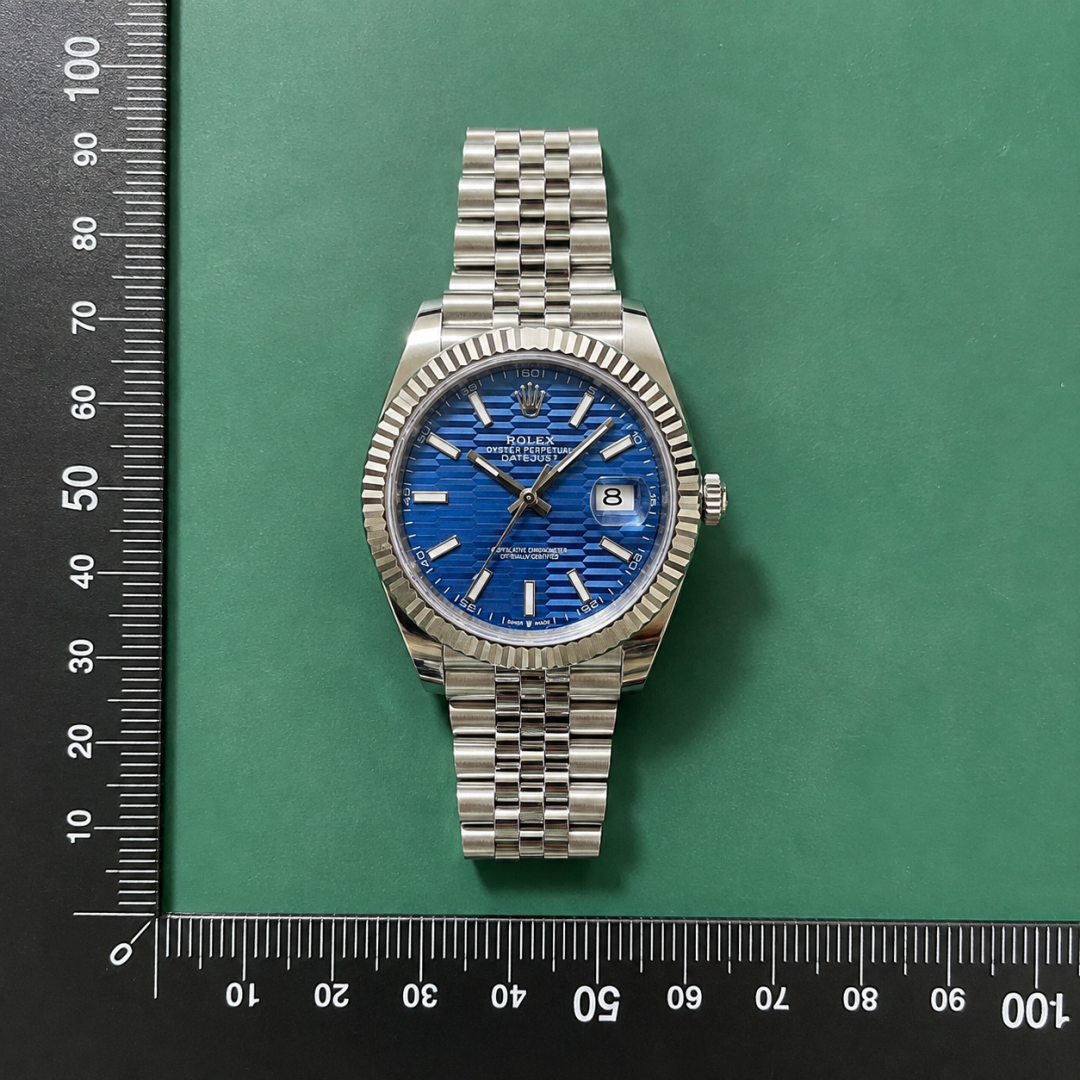 Outdoor Edit Rolex Datejust Automatic Watch - Silver And Blue QC photo