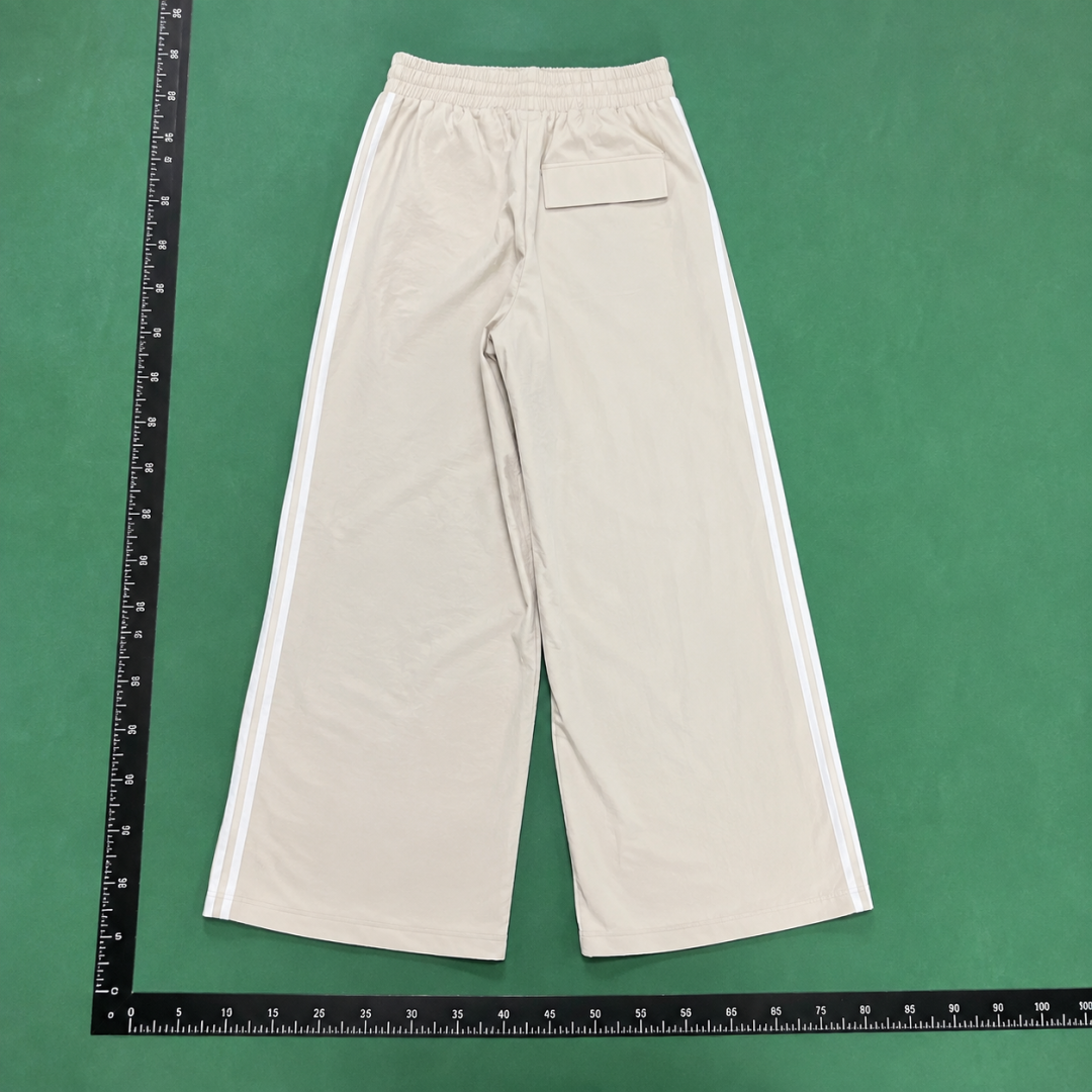 Wide-Leg Casual Pants with clean high waist and soft flowing silhouette - Independent Style Layering Edit QC photo