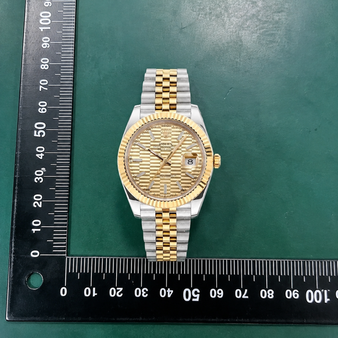 Silver And Gold Two-Tone Datejust Watch by Rolex - Outdoor Edit QC photo