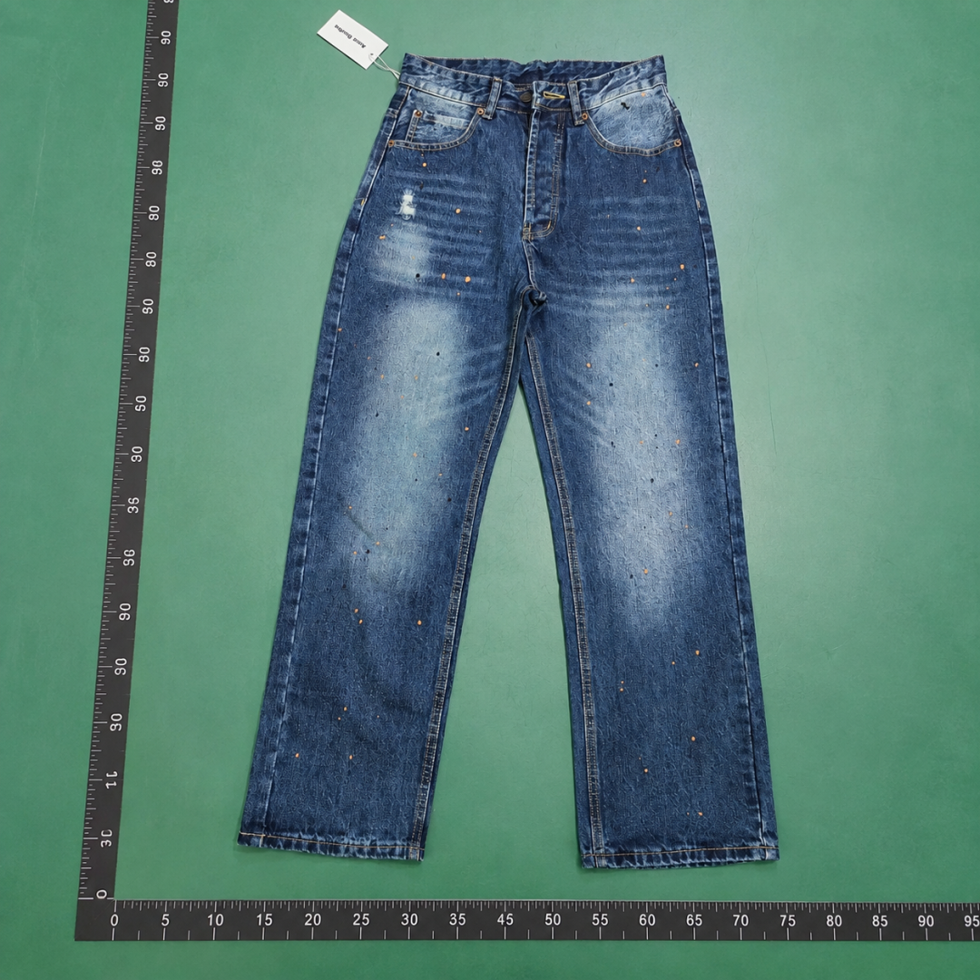 Wide-Leg Jeans Wardrobe Edit in Dark Blue QC photo