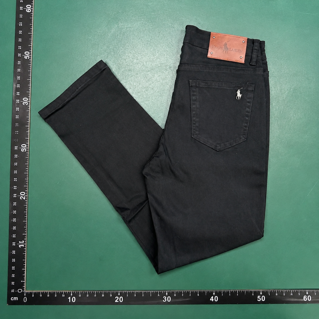 Black RalphLauren Slim Logo Pants - Everyday Edit QC photo