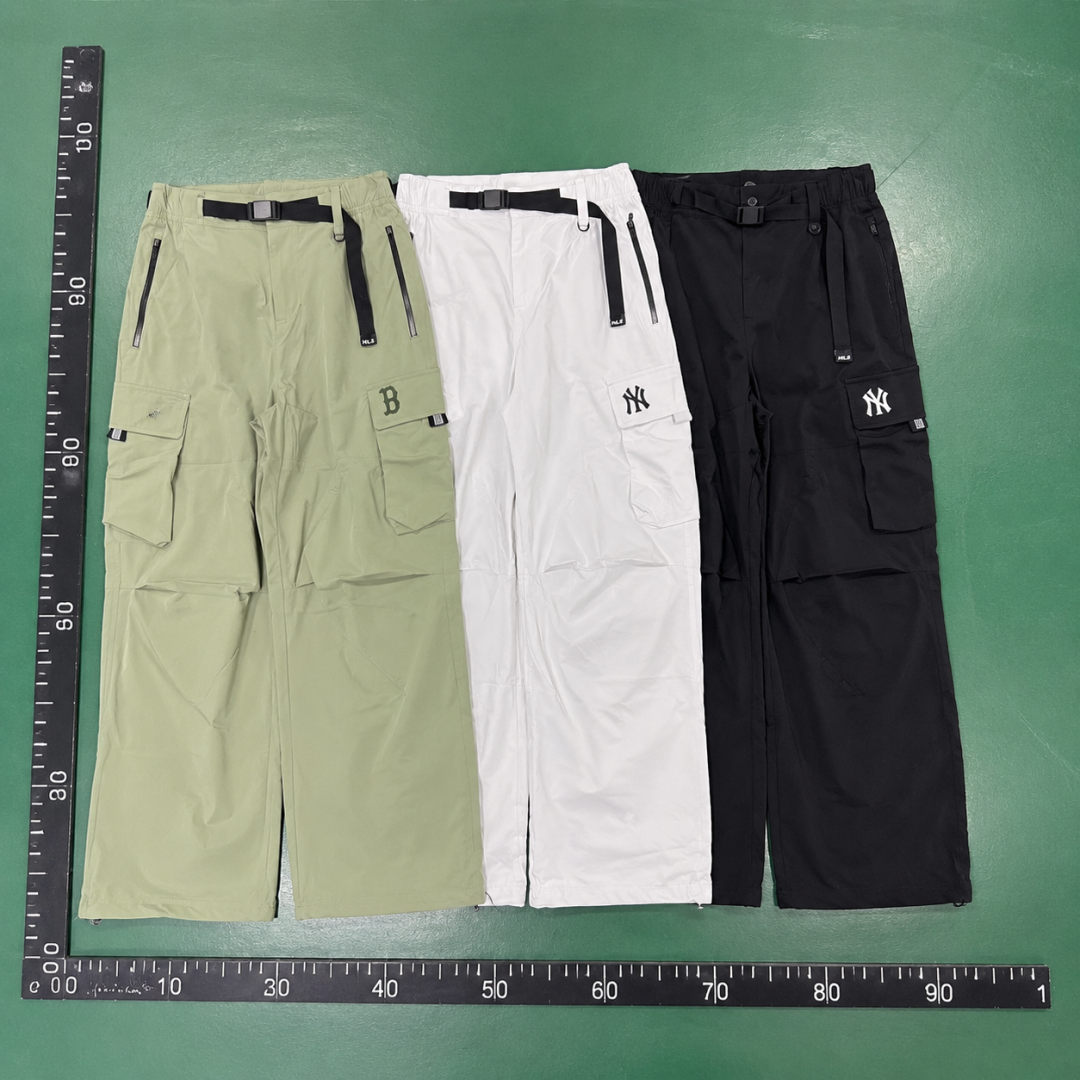 MLB Streetwear Assorted Colors Logo Cargo Pants QC photo