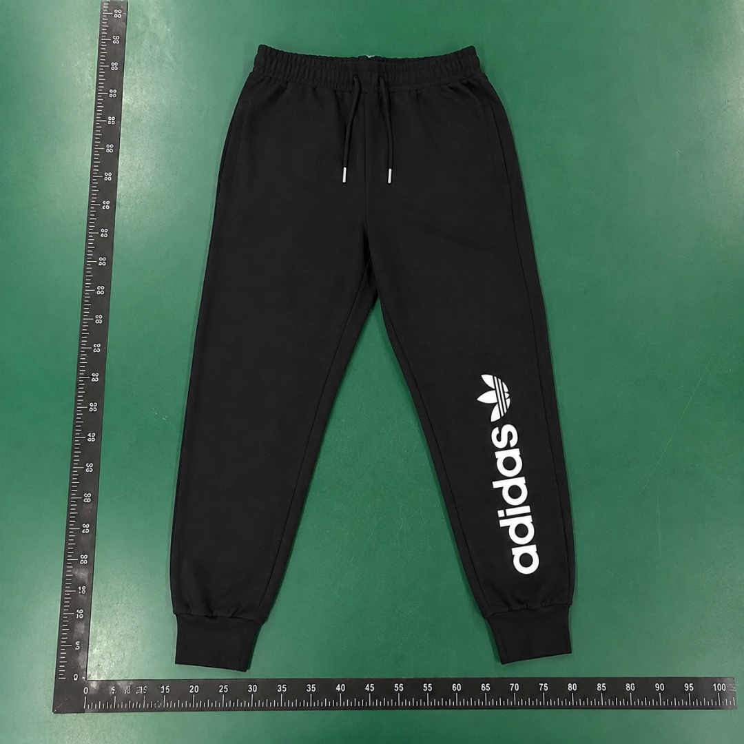 Adidas Signature Edit Logo Jogger Pants in Black QC photo