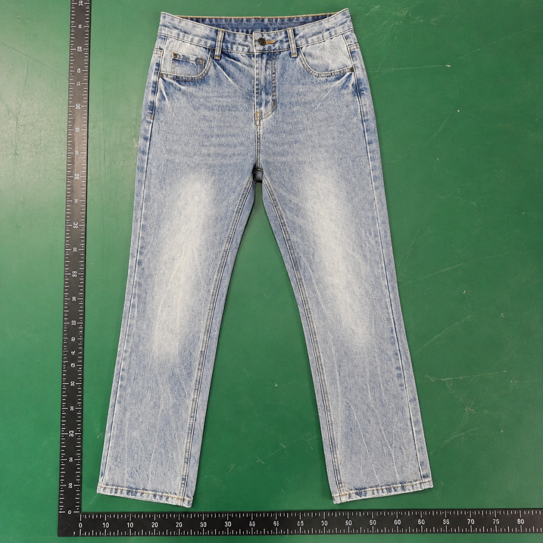 Faded Front And Classic Five-Pocket Shape Washed Straight Jeans - Independent Style Weekend Edit QC photo